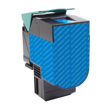 CIG Remanufactured High Yield Cyan Toner Cartridge for Lexmark C540/C544/X543/X544